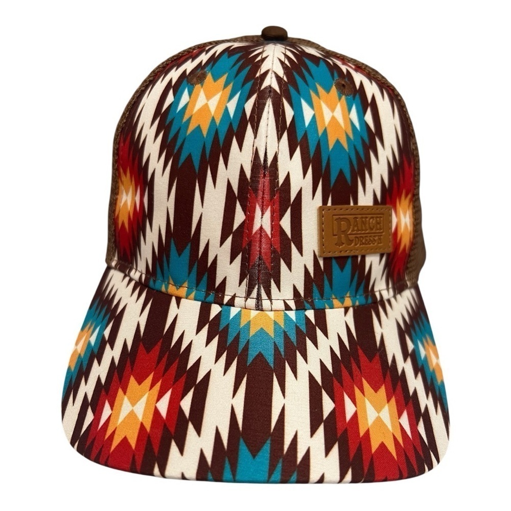 Ranch Dress’N unisex Baseball Cap Aztec Print New